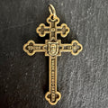 Holy Face Cross of the Archconfraternity of Tours (Antique Gold)