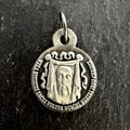 Holy Face Medal (Veil of Veronica) w/ Pieta: 5/8" ALLOY- Antique Siver/Gunmetal