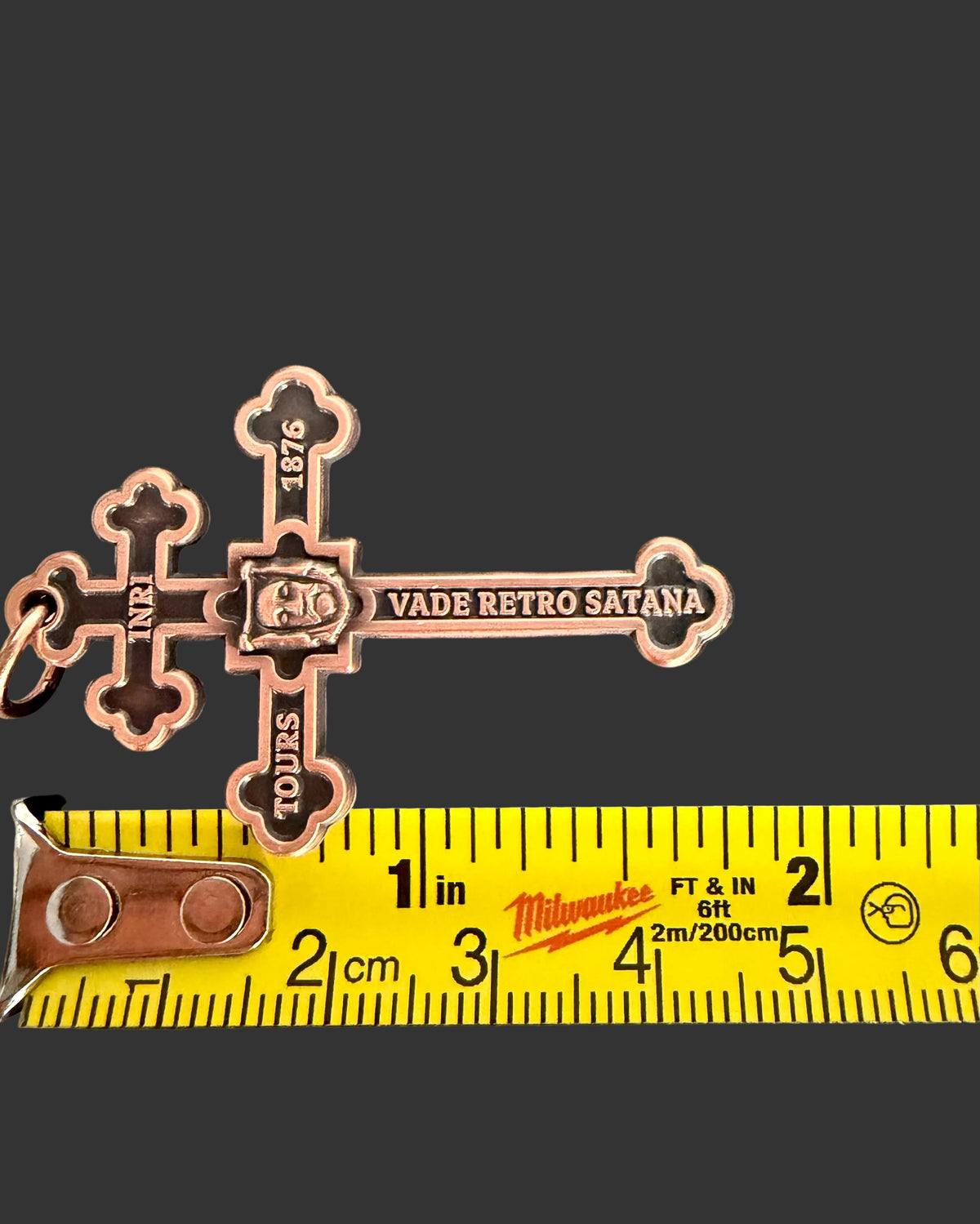 Holy Face Cross of the Archconfraternity of Tours (Antique Copper)