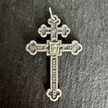 Holy Face Cross of the Archconfraternity of Tours (Two-Toned, Antique Silver & Gold)