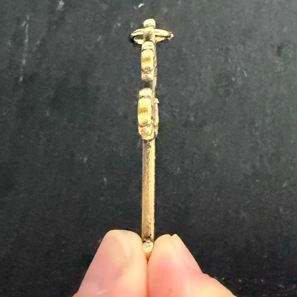 Holy Face Cross of the Archconfraternity of Tours (Antique Gold)