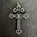 Holy Face Cross of the Archconfraternity of Tours (Antique Black/Gunmetal)